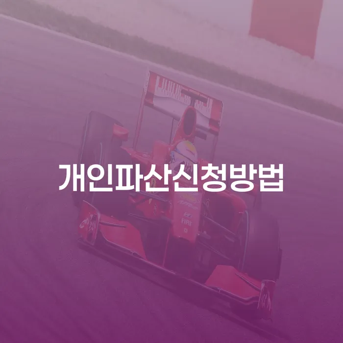 개인파산신청비용 카드빚 연체 잘 하는 사무소