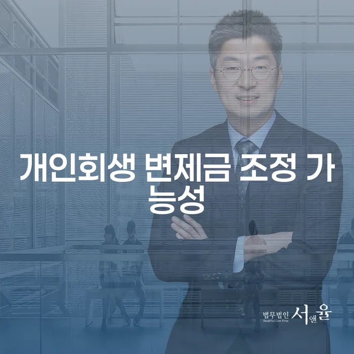개인회생 변제금 조정 가능성, 어떻게 접근해야 할까요?